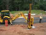 EEI CanAm Excavator Hydraulic Rock Drill at Work (106_0613)